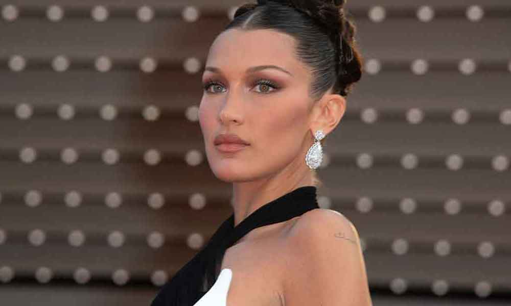 jawline contouring bella hadid